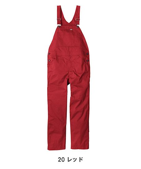 【Dickies】ディッキーズ・全9色・ライトT/Cストレッチオーバーオール（UVカット・接触冷感・逆開ファスナー・ストレッチ・男女兼用）