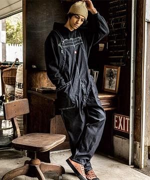 Dickies ディッキーズ ストレッチヒッコリーツナギ 通年 男女兼用 D 716 作業着 作業服の通販なら ユニデポ 作業着