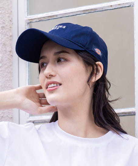 【Dickies】全2色・コットンワークキャップ type-C（クーパー）ロングバイザー