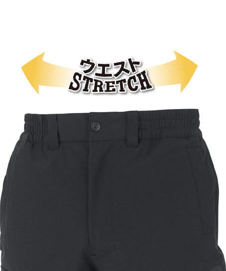 【全1色】ストレッチ透湿防水防寒パンツ（ストレッチ・反射・透湿防水・撥水加工・UVカット・防風・保温）