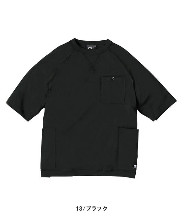 【全10色】5 ポケット半袖Tシャツ(消臭・男女兼用)