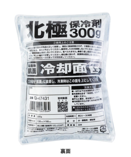【暑熱対策】北極-10℃ 保冷剤300g