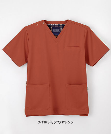 【ナガイレーベン】ＭPメンズスクラブ（ストレッチ・接触冷感・防シワ・制菌・制電・吸水性・防汚・形態安定）