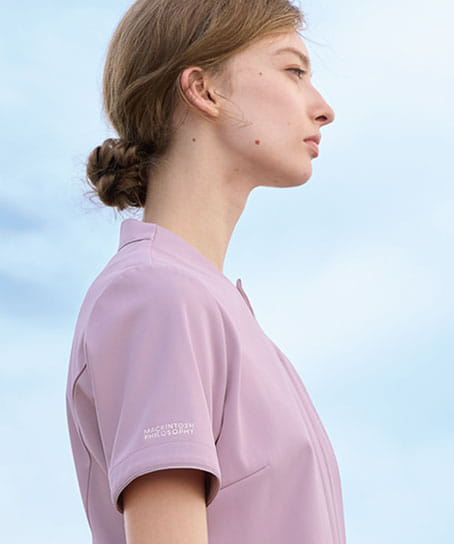 【ナガイレーベン】MPレディーススクラブ(ストレッチ・接触冷感・防シワ・制菌・制電・吸水性・防汚・形態安定)