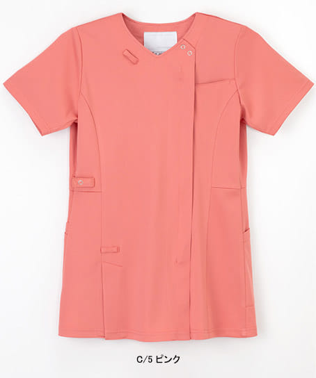 【ナガイレーベン】女子スクラブ（ストレッチ・接触冷感・制菌・制電・吸水性・防汚・形態安定）