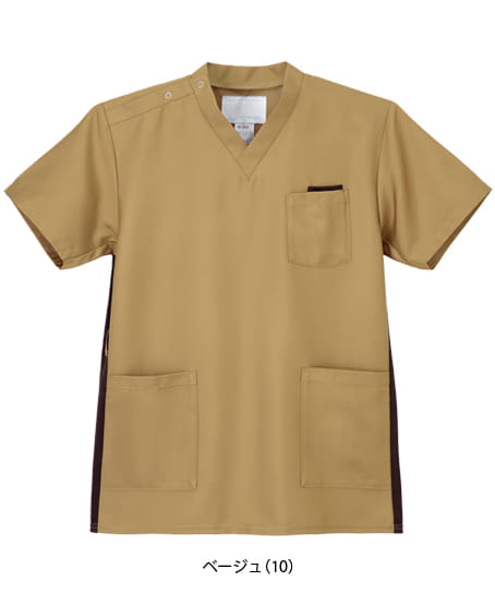 【ナガイレーベン】男女兼用スクラブ白衣（制菌・制電・吸水・防汚・形態安定）