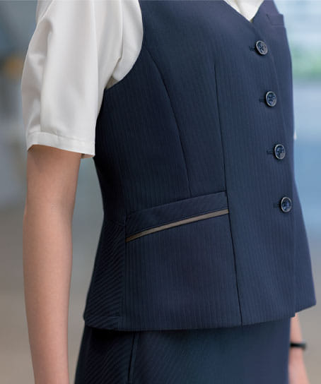 【全2色】ベスト（ストレッチ・エコ素材・オールシーズン対応）