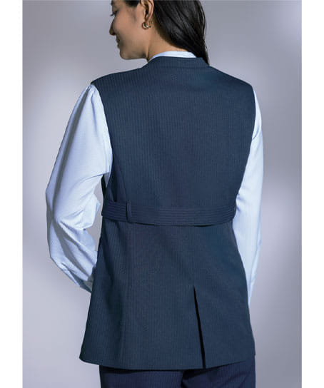 【全2色】ロングベスト（ストレッチ・エコ素材・オールシーズン対応）