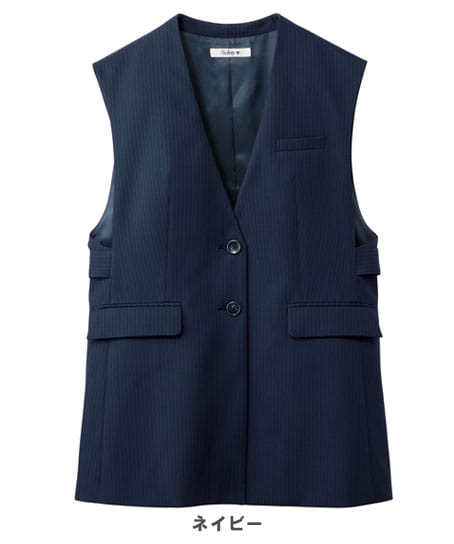 【全2色】ロングベスト（ストレッチ・エコ素材・オールシーズン対応）