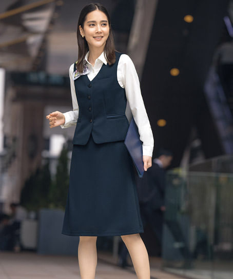 【全１色】Aラインスカート（TioTioプレミアム・ニット・57cm丈）
