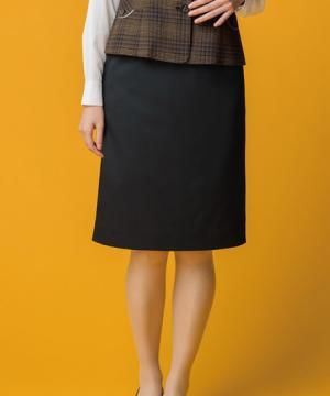 飲食店制服・ユニフォームの通販の【ユニデポ フード】【全3色】タイトスカート（ストレッチ・制電・56cm丈）