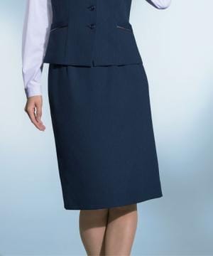 事務服・会社制服の通販の【ユニデポ 事務服】【全2色】タイトスカート（56cm丈・ストレッチ・エコ素材・オールシーズン対応）