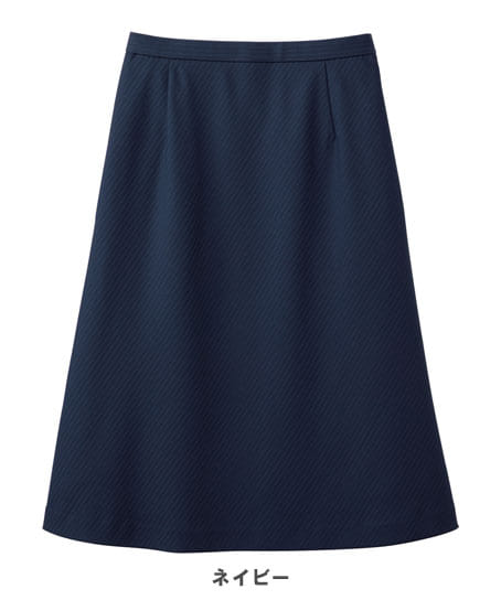 【全2色】Aラインスカート（57cm丈・ストレッチ・エコ素材・オールシーズン対応）