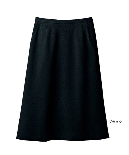 【全2色】Aラインスカート(プレシャスシャドーチェック・ストレッチ・制電)(56cm丈/9号)