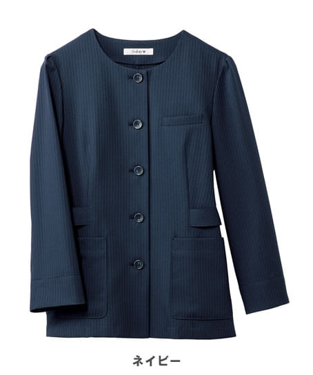 【全2色】ジャケット（９分袖・ストレッチ・エコ素材・オールシーズン対応）