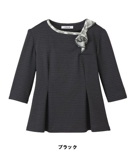 【全2色】プルオーバー（七分袖・ニット・UVカット・吸水速乾・透け防止）