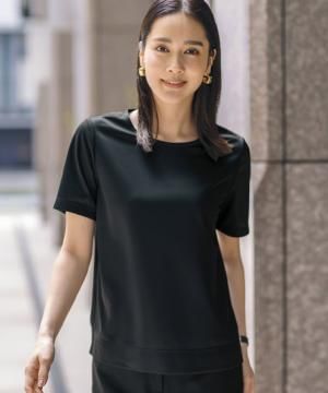 事務服・会社制服の通販の【ユニデポ 事務服】【全2色】カットソー（ニット・UVカット・透け防止・エコ）