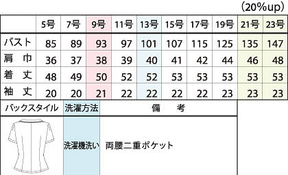 【全2色】オーバーブラウス（UVカット・プレイフルチェック/通気度79.6㎤/㎠・s） サイズ詳細