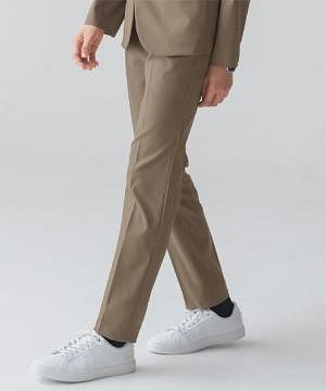 事務服・会社制服の通販の【ユニデポ 事務服】【全3色】テーパードパンツ（ストレッチ・制電・エコ・メンズ）