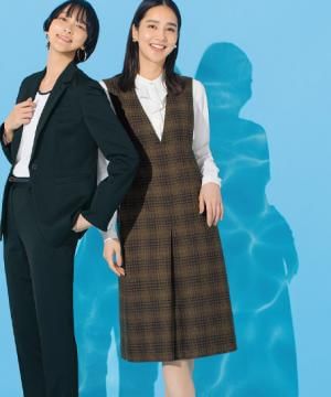作業服・ワークユニフォームの通販の【ユニデポ 作業着】【全２色】ジャンパースカート（ストレッチ・TioTioプレミアム・エコ）