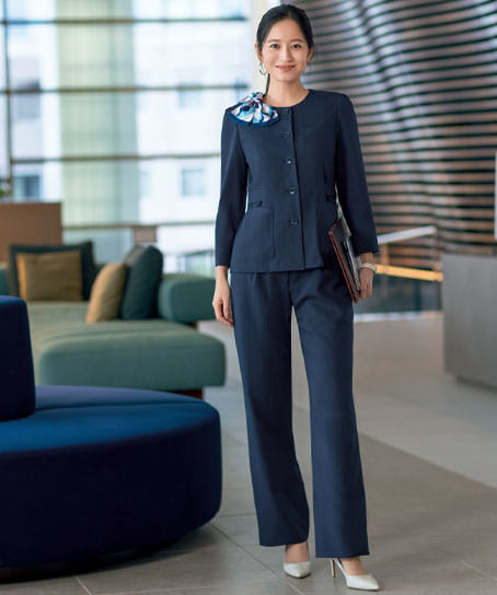 【全2色】パンツ（ストレッチ・エコ素材・オールシーズン対応）