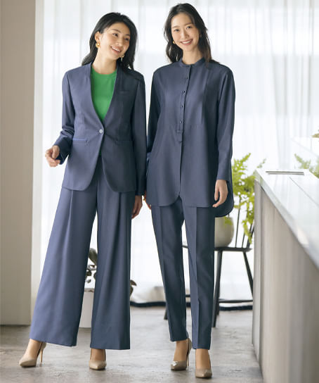 【JANE PACKER】全2色　ジャケット（デニム調・ストレッチ）