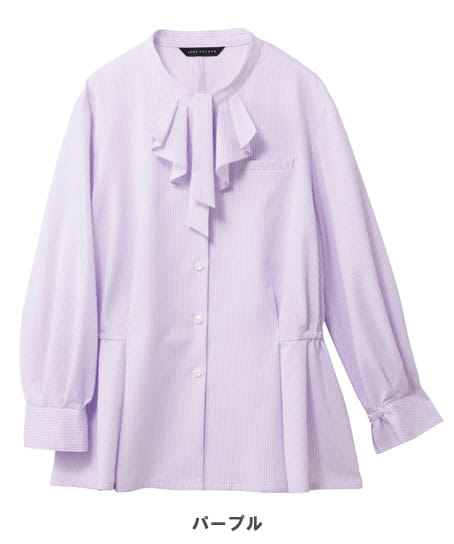 【JANE PACKER】全3色 ブラウス（九分袖・吸水速乾・UVカット・透け防止・ストレッチ）