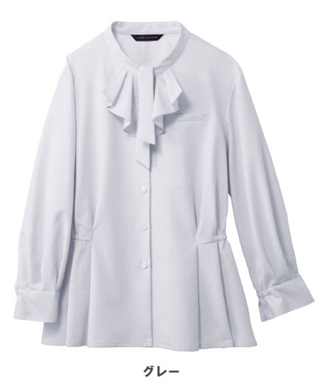 【JANE PACKER】全3色 ブラウス（九分袖・吸水速乾・UVカット・透け防止・ストレッチ）