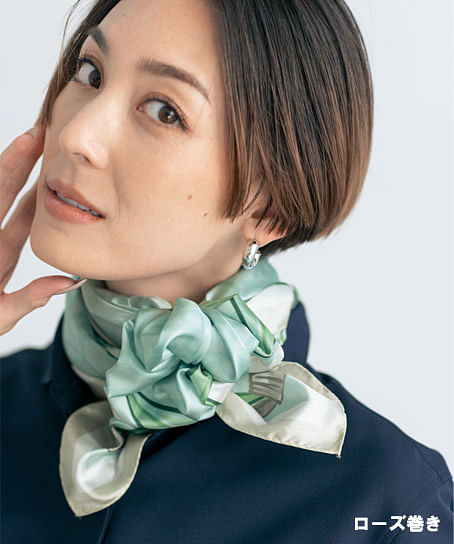 【JANE PACKER】大判正方形スカーフ（88cm×88cm）