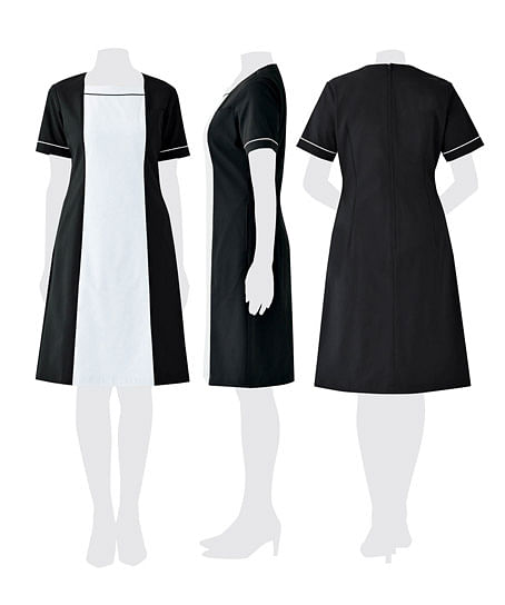 【全3色】ワンピース（ストレッチ・制電・UVカット・SS～３L）