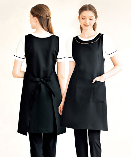 【全1色】エプロンドレス（撥水・撥油・制電）