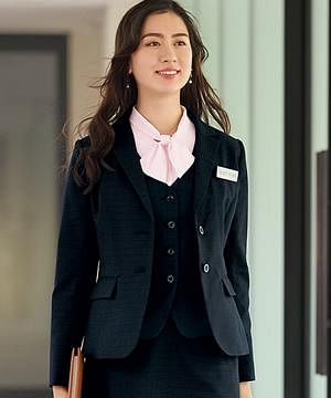 事務服・会社制服の通販の【ユニデポ 事務服】【全1色】ジャケット（ストレッチ・エコ素材）