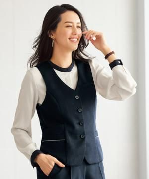 飲食店制服・ユニフォームの通販の【ユニデポ フード】【全1色】ベスト（ニット・吸汗速乾・防汚・エコ）