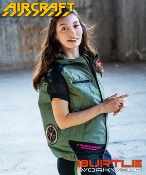 【AIRCRAFT】バートル・エアークラフト パーカーベスト（単品）