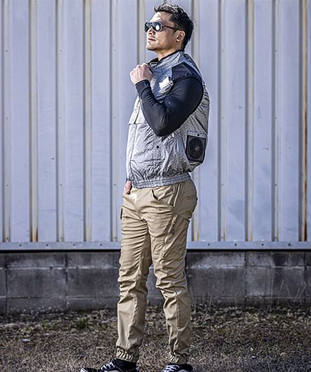 【空調風神服】数量限定 Dickiesベストセット+涼感マスク
