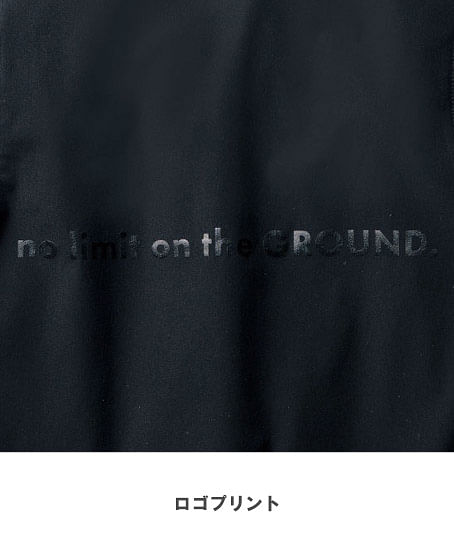 【G.G.】全2色・半袖Tシャツ（ストレッチ・冷感・消臭ハーフジップ、胸ポケット無）