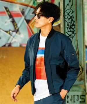 作業服・ワークユニフォームの通販の【ユニデポ 作業着】【全３色】長袖ブルゾン（ストレッチ・消臭・反射）