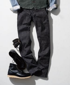 作業服・ワークユニフォームの通販の【ユニデポ 作業着】【全3色】カーゴパンツ（ノータック・ストレッチ・デニム）
