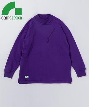 【全4色】BEAMS DESIGN　長袖Tシャツ（ストレッチ・メンズ）