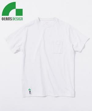 【全4色】BEAMS DESIGN　ワークポケットTシャツ（半袖・ストレッチ・メンズ）