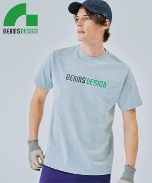 【全3色】BEAMS DESIGN　Tシャツ半袖（ストレッチ・男女兼用）