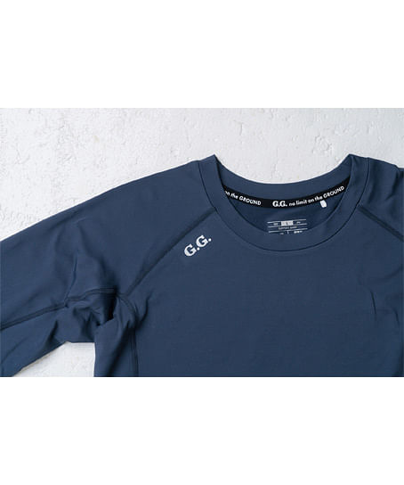 【G.G.】全4色・長袖サポートシャツ（裏起毛・消臭・吸汗速乾・ストレッチ）