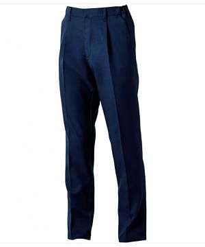 飲食店制服・ユニフォームの通販の【ユニデポ フード】【全2色】スラックス（JIS制電規格適合・エコ素材・ワンタック・脇ゴム・男女兼用）