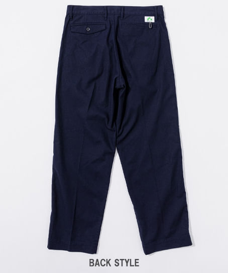【全2色】BEAMS DESIGN　ファティーグ2プリーツスラックス（ストレッチ・メンズ）