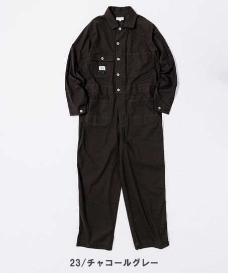 【全2色】BEAMS DESIGN　カバーオール　ジャンプスーツ（ストレッチ・メンズ）