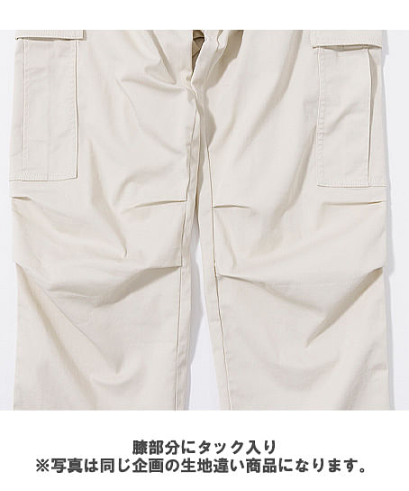 【全1色】BEAMS DESIGN　ペインターカーゴパンツ（デニム・ストレッチ・メンズ）