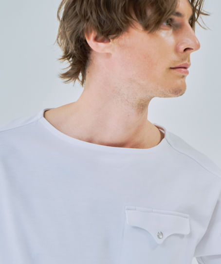【全3色】BEAMS DESIGN　TEEボートネック長袖（ストレッチ・男女兼用）