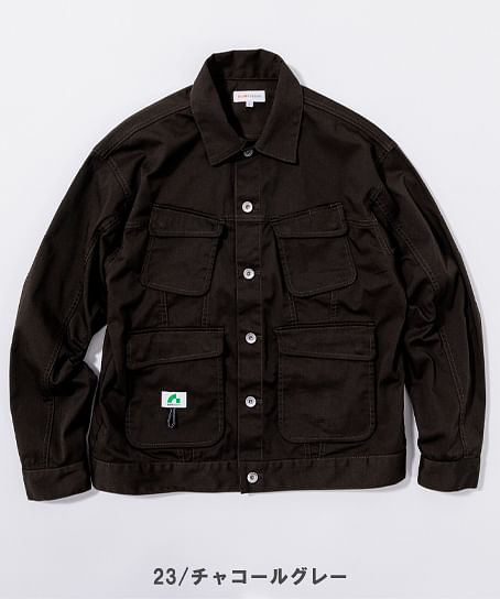【全3色】BEAMS DESIGN　トラッカーファティーグジャケット（ストレッチ・メンズ）