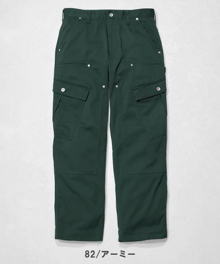【全3色】BEAMS DESIGN　ダブルニーカーゴパンツ（ストレッチ・メンズ）