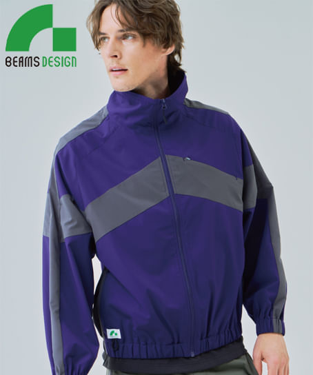 【全3色】BEAMS DESIGN　トラックジャケット（ストレッチ・男女兼用）